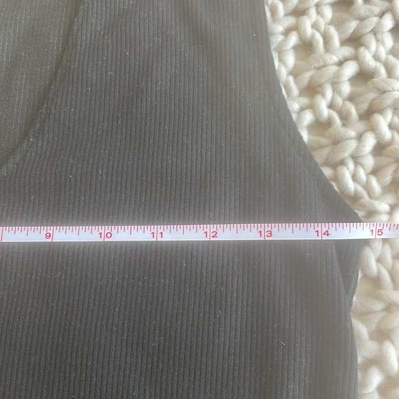 Zara Trafaluc Ribbed Black Tank, Size S - Picture 3 of 6